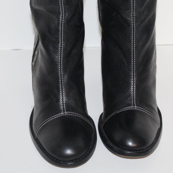 Kenneth Cole Leather Boots Women size 8 - Picture 5 of 8